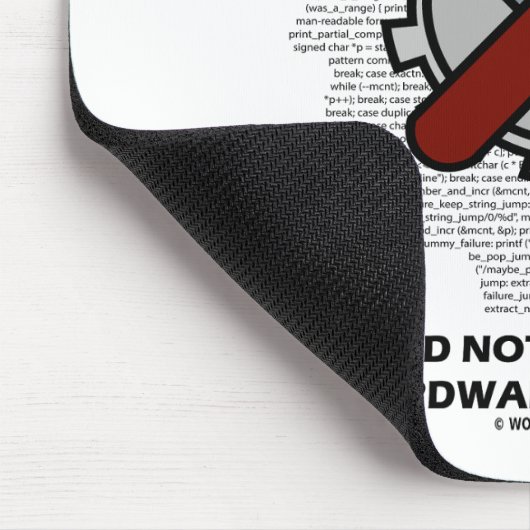 Tapis De Souris Les solutions logicielles ne doivent pas être appl (Coin)