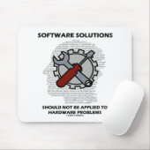 Tapis De Souris Les solutions logicielles ne doivent pas être appl (Avec souris)