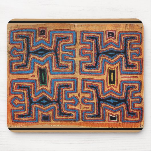 Tapis De Souris Les spiritueux de canoë indiens Kuna (Devant)