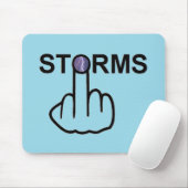 Tapis De Souris Les tempêtes de Mousepad se retournent (Avec souris)