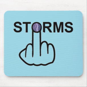 Tapis De Souris Les tempêtes de Mousepad se retournent
