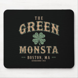 Tapis De Souris Les tenues de Green Monsta St Patricks Day Boston