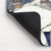 Tapis De Souris Les toits d'hiver Paris Mousepad (Coin)