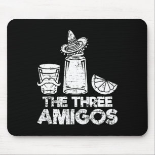 Tapis De Souris Les Trois Amigos Chemise Tequila Lime Salt Hommes