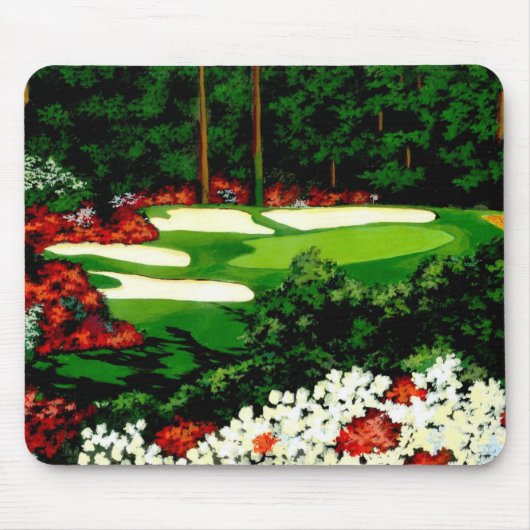 Tapis De Souris Les Verts, golf Mouse Pad (Devant)