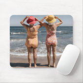 Tapis De Souris Les Vieilles Dames Sur La Plage (Avec souris)