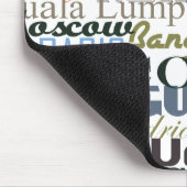 Tapis De Souris Les villes du monde entier (Coin)