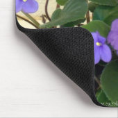 Tapis De Souris Les violettes bleues les plus bleues (Coin)