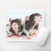 Tapis De Souris Les vraies femmes possèdent des rats ! (Avec souris)