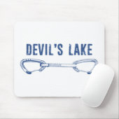 Tapis De Souris L'Escalade du lac Devil (Avec souris)
