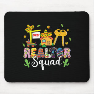 Tapis De Souris L'Escouade Réaltor Lette Fiesta Cinco De Mayo Mexi