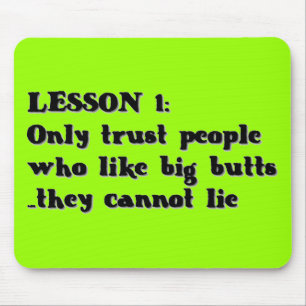 TAPIS DE SOURIS LESON ONE ONT SEULEMENT CONFIANCE DES PERSONNES QU