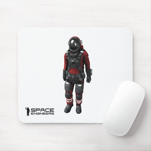 Tapis De Souris L'espace machine l'astronaute de blanc de Mousepad (Avec souris)