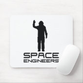 Tapis De Souris L'espace machine le blanc de Mousepad (Avec souris)