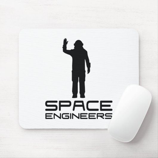 Tapis De Souris L'espace machine le blanc de Mousepad (Avec souris)