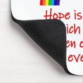 Tapis De Souris L'Espoir Est Le Mot (Coin)