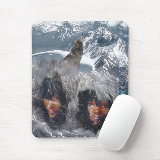 Tapis De Souris L'esprit autochtone en Alaska (Avec souris)