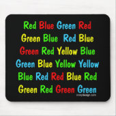 Tapis De Souris L'essai de Stroop (Devant)