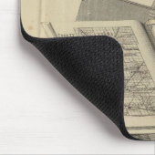 Tapis De Souris L'État de l'Indiana (Coin)