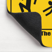 Tapis De Souris L'état de préparation de zombi traitent en ami (Coin)