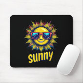 Tapis De Souris Let's Get Sunny Motivation For Bright Days  (Avec souris)