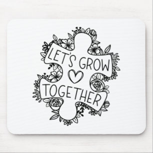 Tapis De Souris Let's Grow Together