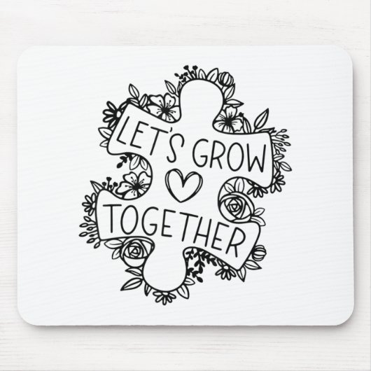 Tapis De Souris Let's Grow Together (Devant)
