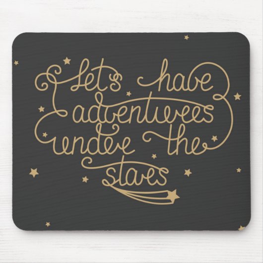 Tapis De Souris Lets ont des aventures (Devant)