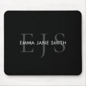 Tapis De Souris LETTRE 3 LETTRE Moderne MONOGRAPHIQUE INITIAL (Devant)