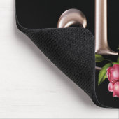 TAPIS DE SOURIS LETTRE B DE MONOGRAMME AVEC LES ROSES ET LE (Coin)