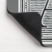 Tapis De Souris Lettre bloc "A" Woodblock Initial (Coin)