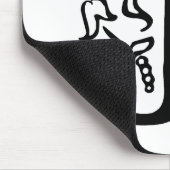 Tapis De Souris Lettre chic J (Coin)