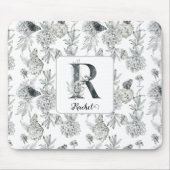 Tapis De Souris Lettre d'aquarelle R (Devant)