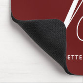 Tapis De Souris Lettre de script B Argument Monographique Rouge Au (Coin)