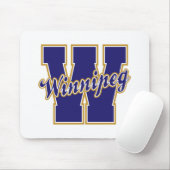 Tapis De Souris Lettre de Winnipeg (Avec souris)