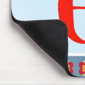 Tapis De Souris Lettre E Panier de souris (Coin)