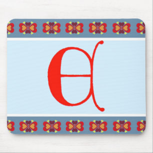 Tapis De Souris Lettre E Panier de souris