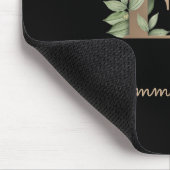 Tapis De Souris LETTRE Élégante MONOGRAPHIQUE BOtanique E (Coin)