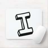 Tapis De Souris Lettre I (Avec souris)