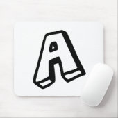 Tapis De Souris Lettre I (Avec souris)