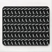 Tapis De Souris Lettre initiale A monogramme (Devant)