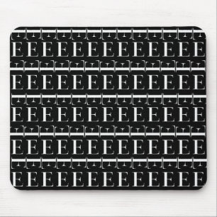 Tapis De Souris Lettre initiale monogramme E
