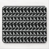 Tapis De Souris Lettre initiale monogramme K (Devant)