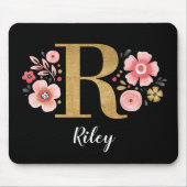 TAPIS DE SOURIS LETTRE INITIALE R (Devant)
