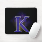Tapis De Souris Lettre K (Avec souris)