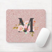 Tapis De Souris Lettre M (Avec souris)