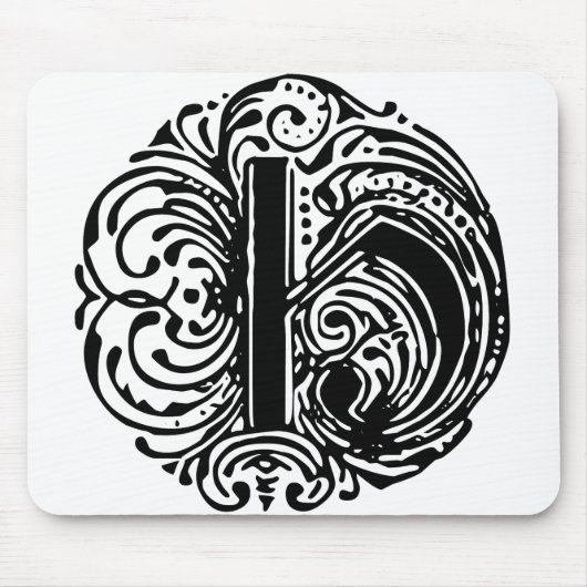TAPIS DE SOURIS LETTRE MONARIE "H" (Devant)