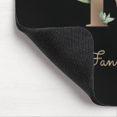 Tapis De Souris LETTRE MONOGRAPHIQUE BOtanique Élégante F (Coin)