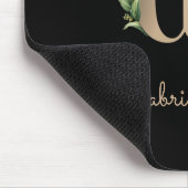 Tapis De Souris LETTRE MONOGRAPHIQUE BOtanique Élégante G (Coin)