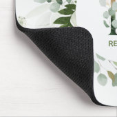 Tapis De Souris LETTRE MONOGRAPHIQUE DE VERRE R Souris R Pad (Coin)